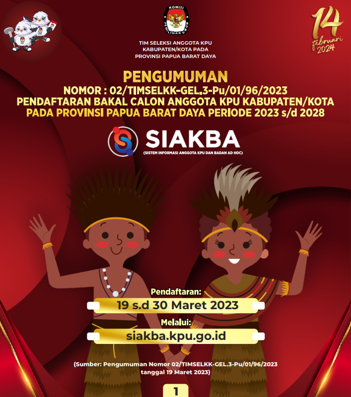 Anggota KPU Kota/kab periode 23-28